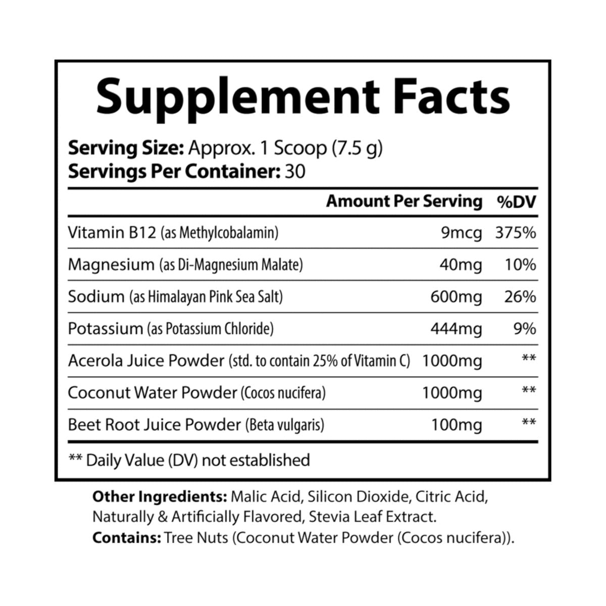 Electrolytes Blue Raspberry (225g)