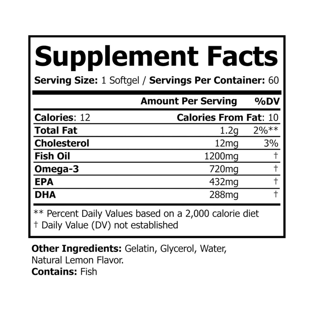 Omega 3 (60 Capsules)