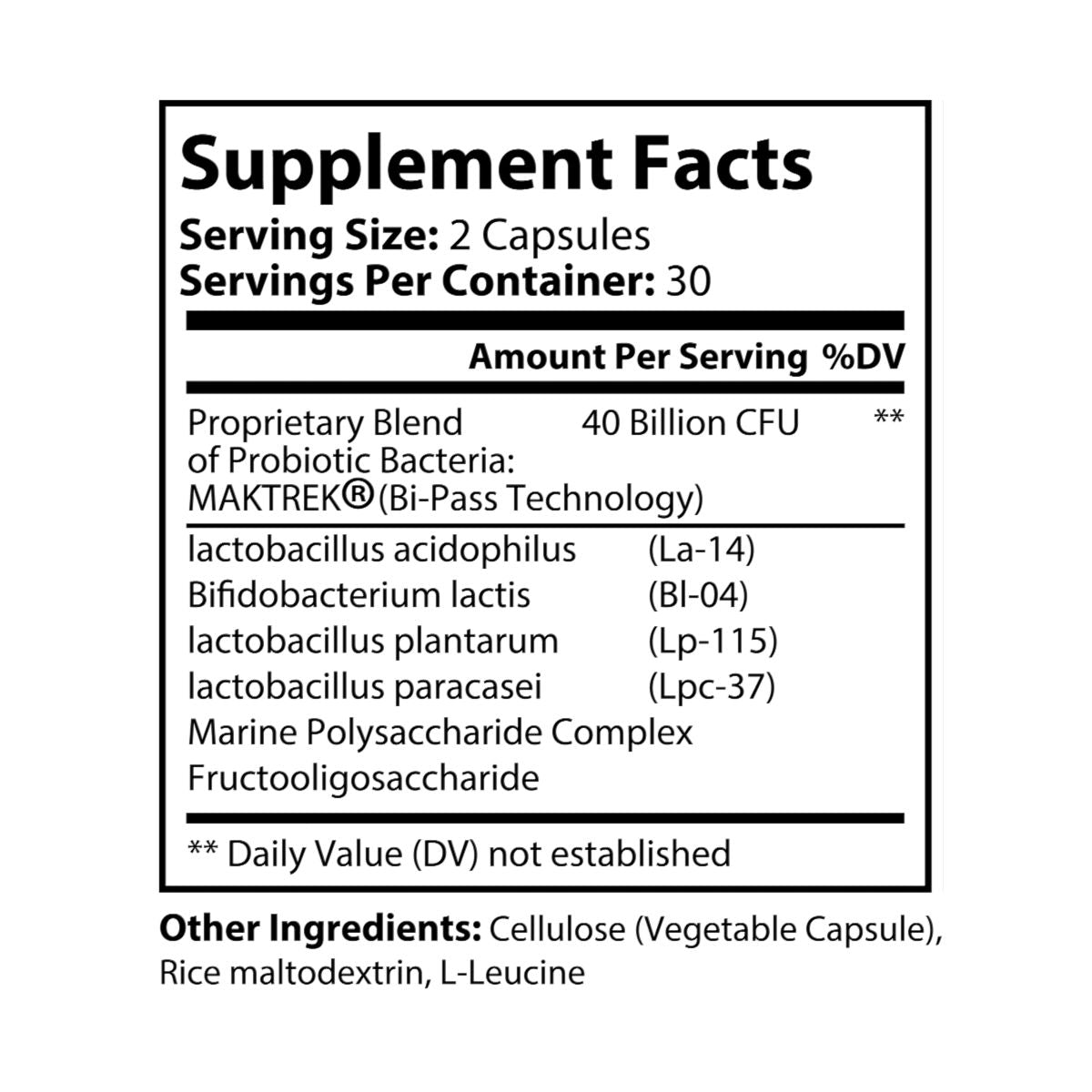 Probiotics (60 Capsules)