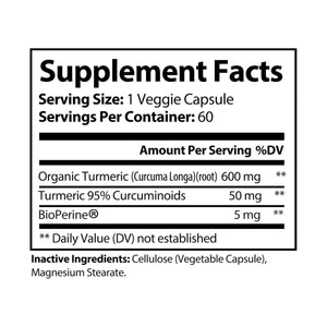 Turmeric BioPerine® (60 Caps)