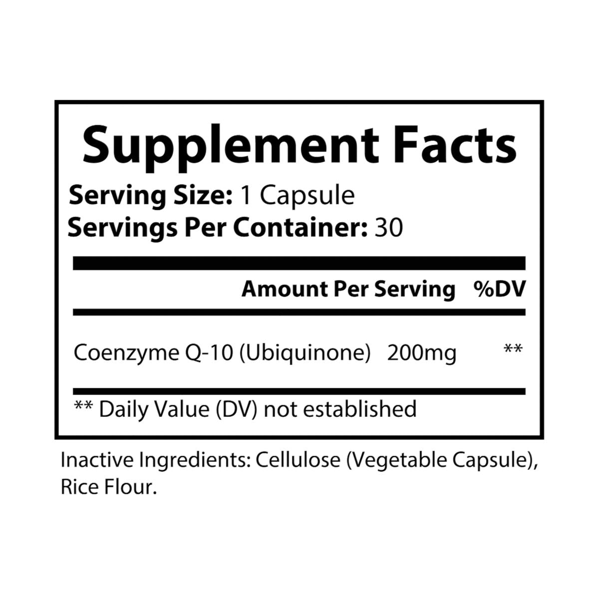 CoQ10 Ubiquinone (30 Caps)