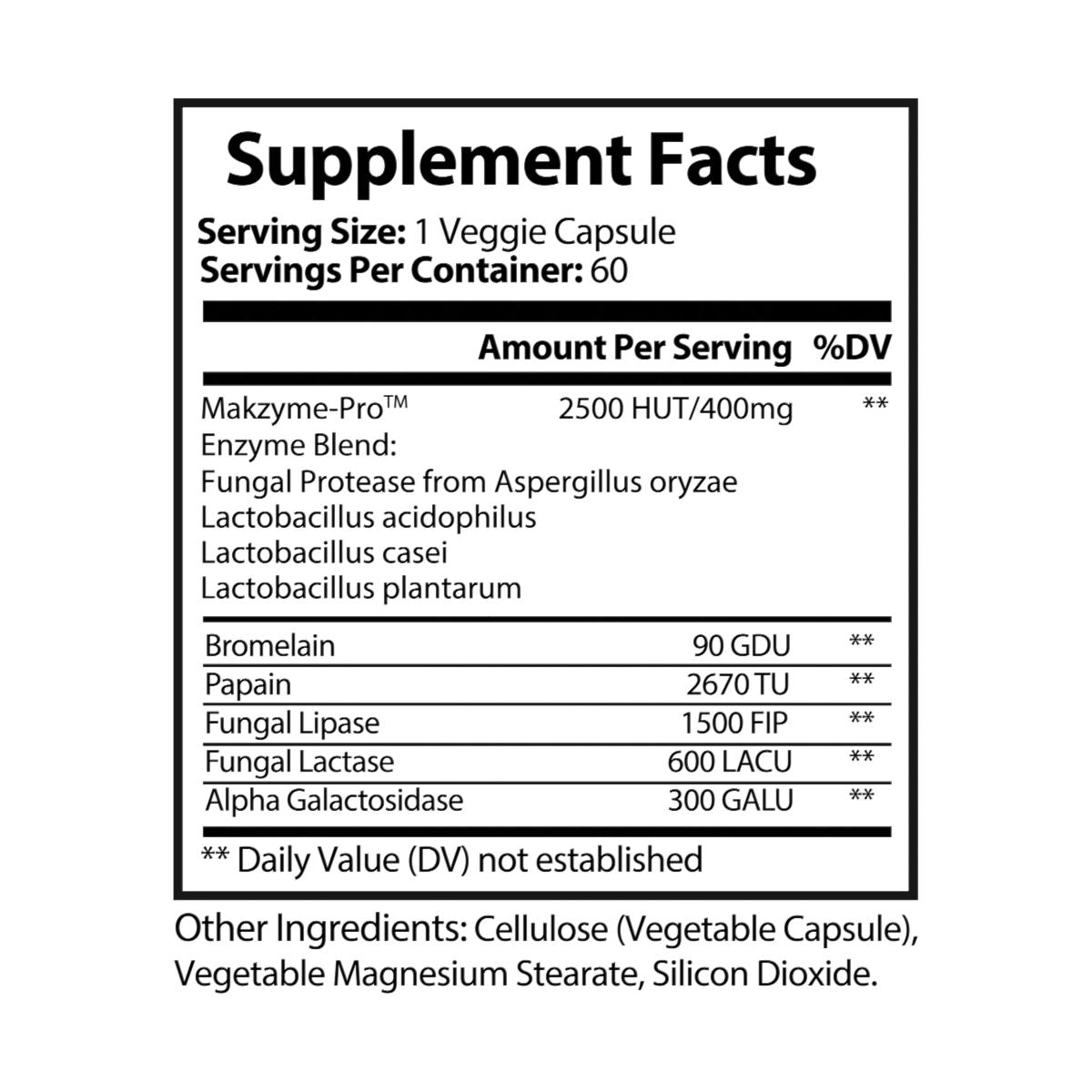 Digestive Enzyme (60 Caps)