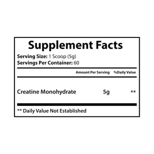 Creatine Monohydrate (Creapure® 300g)