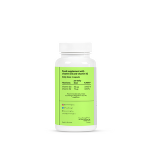 Vitamin D3 + K2 (90 Caps)