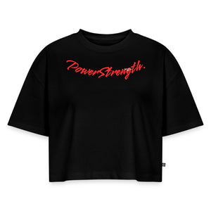 Graphic Oversize Crop Top (Winter Collection)